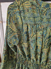 Load image into Gallery viewer, Green Indira Dress  UK10-12