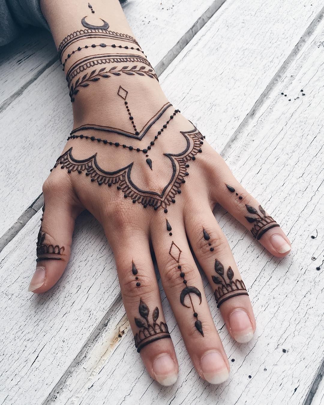 momo nochan: inai Rani nail henna