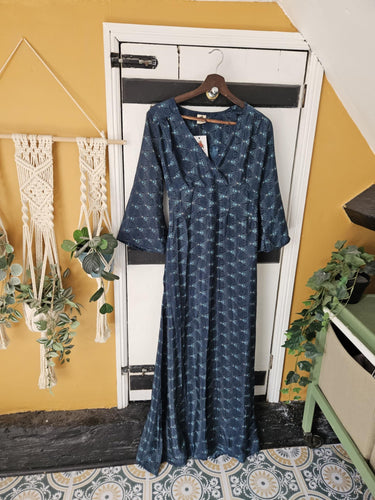 Dark Blue Indira Dress UK 10-12