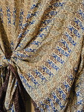 Load image into Gallery viewer, Repurposed Sari Butterfly Top UK 14-18 L