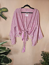 Load image into Gallery viewer, Repurposed Sari Butterfly Top www.karmaripon.co.uk
