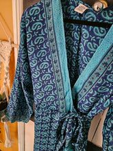 Load image into Gallery viewer, Amrita Boho Frill wrap Dress UK 10-12  www.karmaripon.co.uk