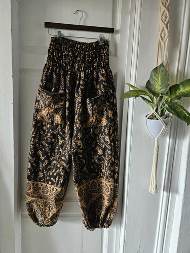 Boho Fleece trousers www.karmaripon.co.uk