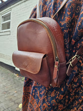 Load image into Gallery viewer, Leather Backpack www.karmaripon.co.uk
