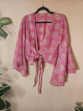 Load image into Gallery viewer, Repurposed Sari Butterfly Top www.karmaripon.co.uk