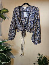 Load image into Gallery viewer, Repurposed Sari Butterfly Top www.karmaripon.co.uk