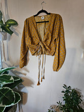 Load image into Gallery viewer, Repurposed Sari Butterfly Top www.karmaripon.co.uk