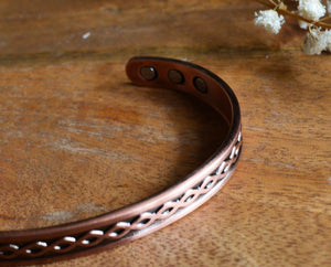 Copper Magnetic Bracelet www.karmaripon.co.uk