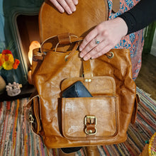 Load image into Gallery viewer, Leather Backpack www.karmaripon.co.uk