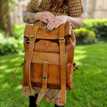 Load image into Gallery viewer, Roll Top Backpack www.karmaripon.co.uk