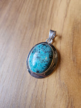 Load image into Gallery viewer, Turquoise Pendant set in 925 Silver