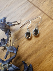 Smokey Quartz Earrings www.karmaripon.co.uk