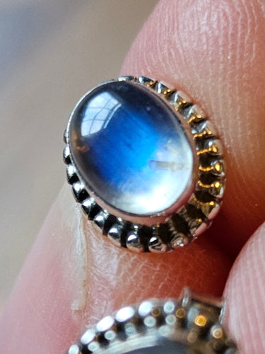 Labradorite Stud Earrings  www.karmaripon.co.uk