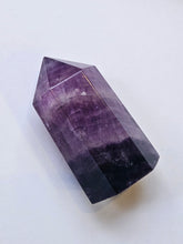 Load image into Gallery viewer, Fluorite Crystal Point www.karmaripon.co.uk
