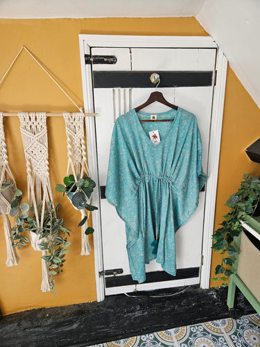 Repurposed Sari Kaftan UK 10-18