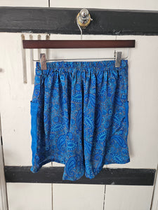 Repurposed Sari Shorts UK 8-10