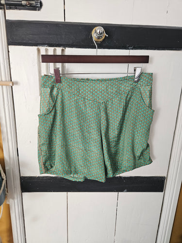 Repurposed Sari Shorts UK 12-14