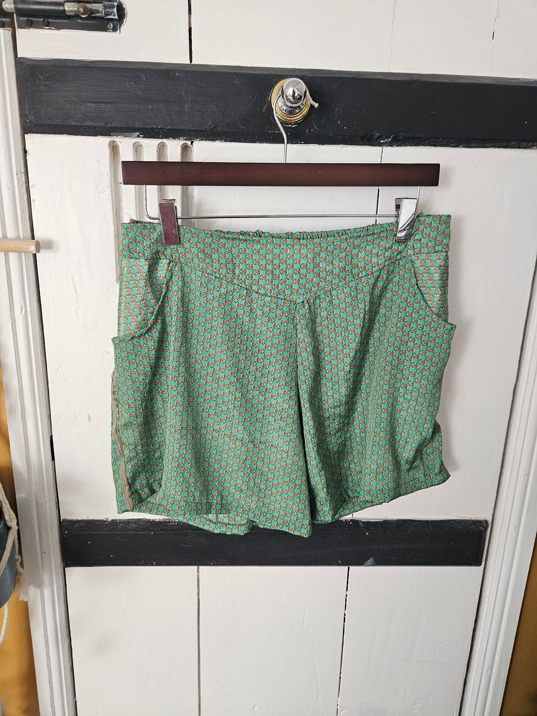 Repurposed Sari Shorts UK 12-14