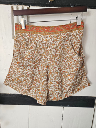 Repurposed Sari Shorts UK 8-12