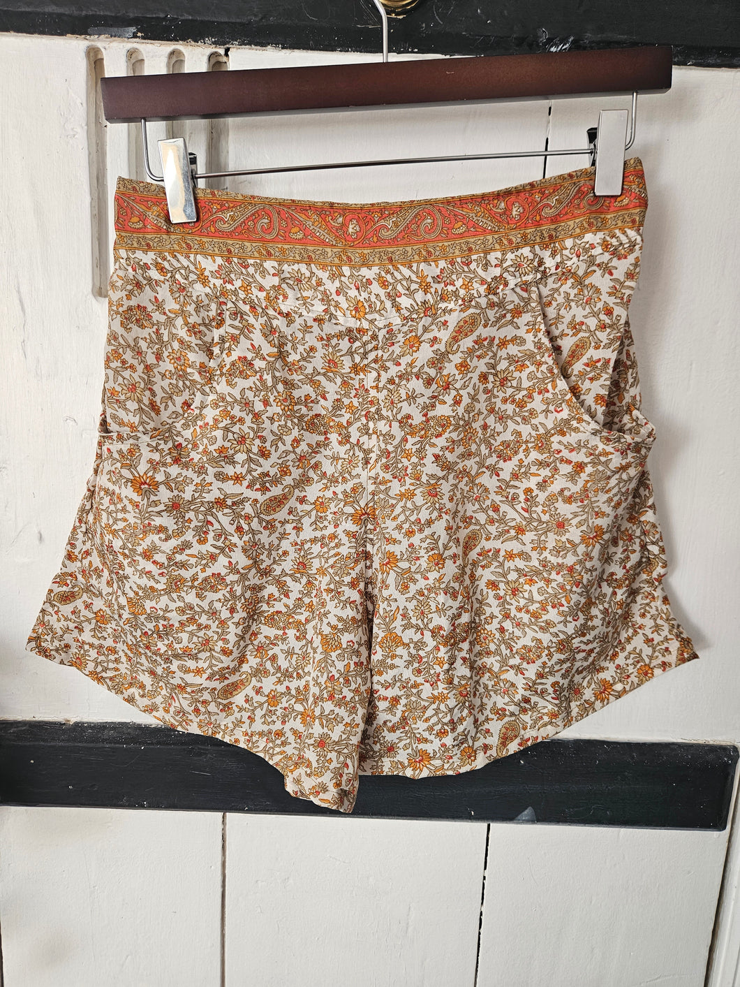 Repurposed Sari Shorts UK 8-12