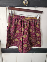 Load image into Gallery viewer, Repurposed Sari Shorts UK 8-10