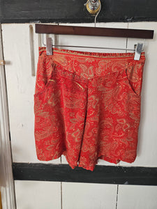Repurposed Sari Shorts UK 8-10