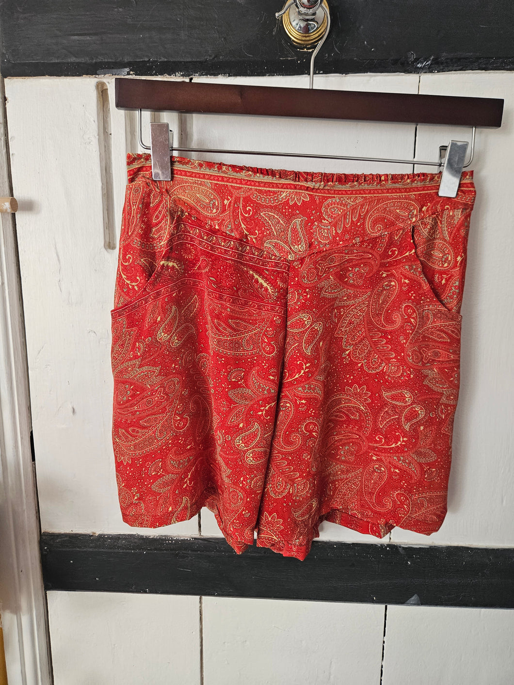 Repurposed Sari Shorts UK 8-10