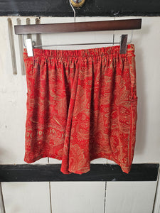 Repurposed Sari Shorts UK 8-10