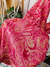 Load image into Gallery viewer, repurposed sari wrap skirt www.karmaripon.co.uk