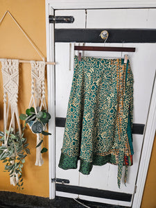 repurposed sari wrap skirt www.karmaripon.co.uk