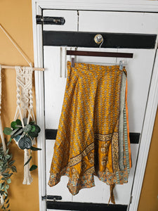 repurposed sari wrap skirt www.karmaripon.co.uk
