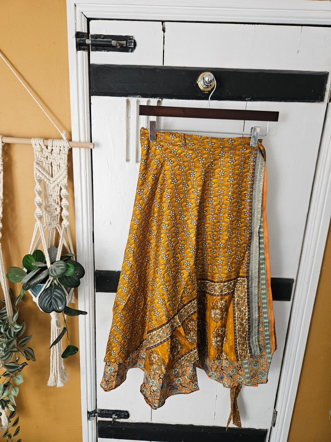 repurposed sari wrap skirt www.karmaripon.co.uk