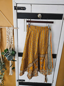 repurposed sari wrap skirt www.karmaripon.co.uk