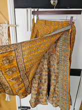 Load image into Gallery viewer, repurposed sari wrap skirt www.karmaripon.co.uk