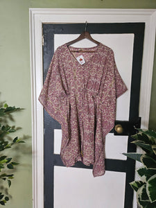 Repurposed Sari Kaftan UK 10-16