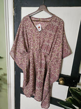 Load image into Gallery viewer, Repurposed Sari Kaftan UK 10-16