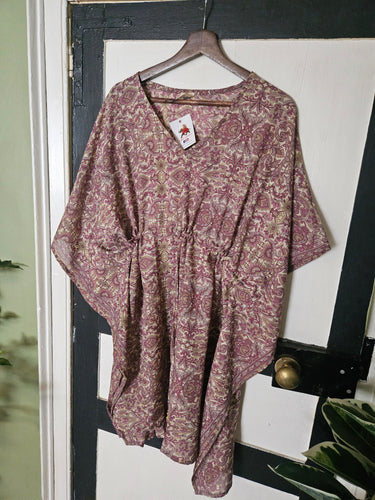 Repurposed Sari Kaftan UK 10-16