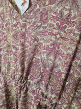 Load image into Gallery viewer, Repurposed Sari Kaftan UK 10-16