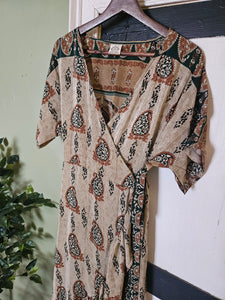 Pink & Orange Spanish Dress S UK 8-12