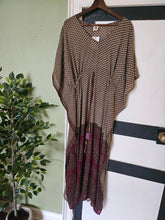 Load image into Gallery viewer, Repurposed Sari Kaftan UK 10-16