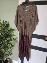 Load image into Gallery viewer, Repurposed Sari Kaftan UK 10-16