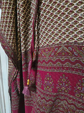 Load image into Gallery viewer, Repurposed Sari Kaftan UK 10-16