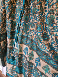 Repurposed Sari Kaftan UK 10-16
