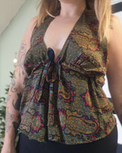 Load image into Gallery viewer, Reversible Sari Tie Top UK8-14