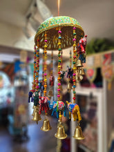Load image into Gallery viewer, Elephant Dangly Mobile -Colourful beaded decorative item www.karmaripon.co.uk