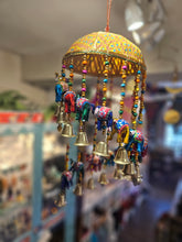 Load image into Gallery viewer, Elephant Dangly Mobile -Colourful beaded decorative item www.karmaripon.co.uk