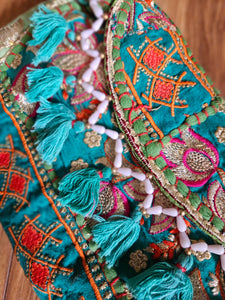 Bandani Tasselled handbag www.karmaripon.co.uk