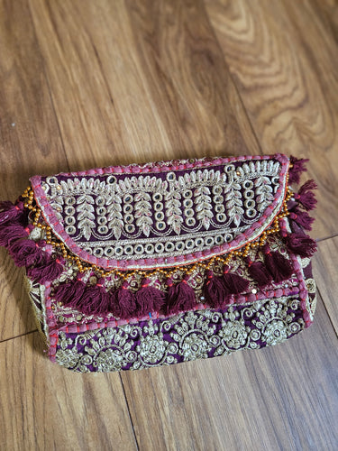 Bandani Tasselled handbag www.karmaripon.co.uk
