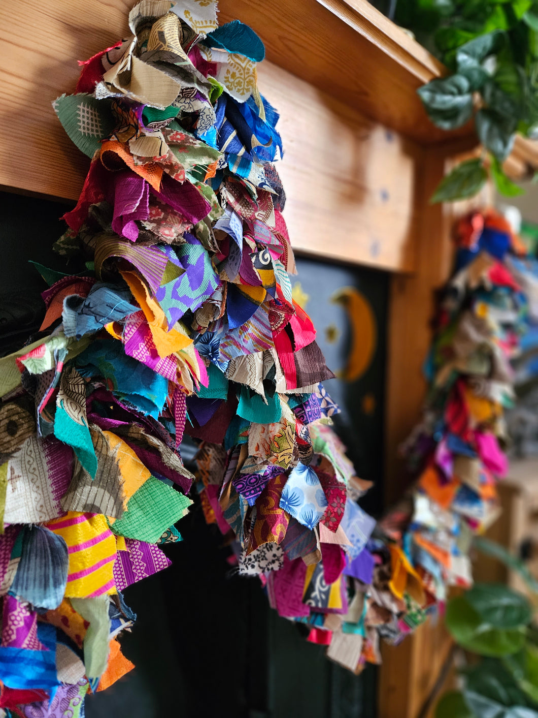 Repurposed Sari Garlands