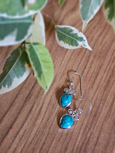 Load image into Gallery viewer, Turquoise Drop Earrings www.karmaripon.co.uk